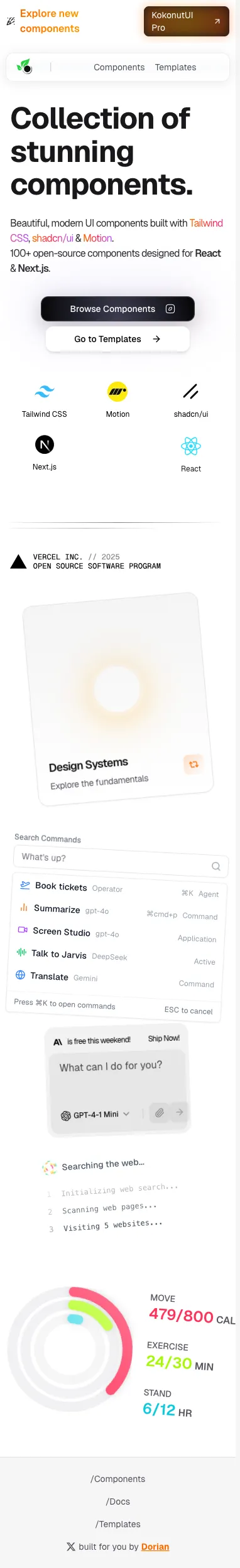 Kokonut UI preview