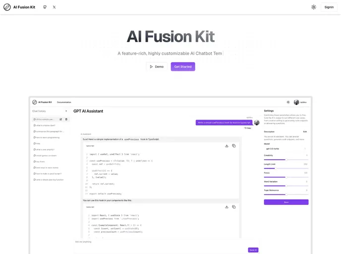 AI Fusion Kit