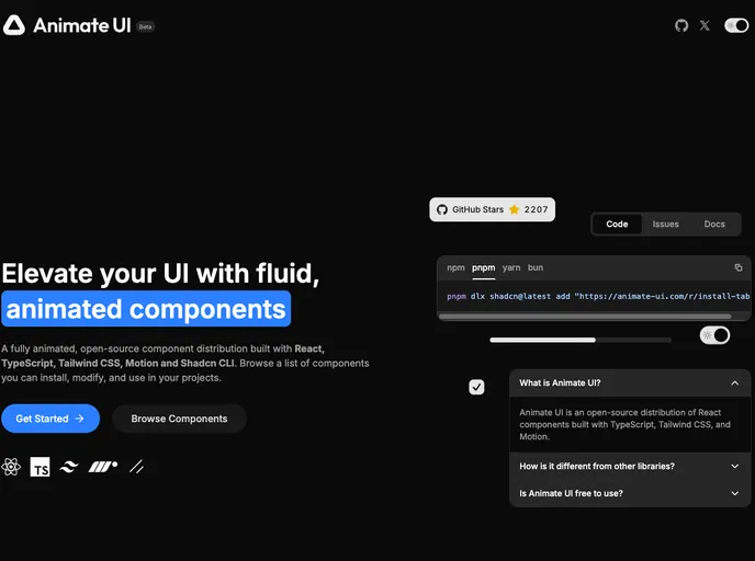 Animate UI