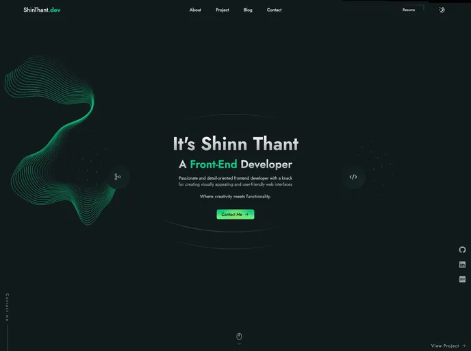 Shinthant.dev