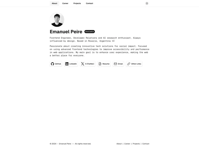 Emapeire Personal Site