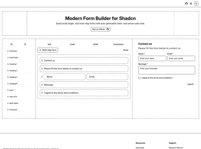 FormCn recently added example