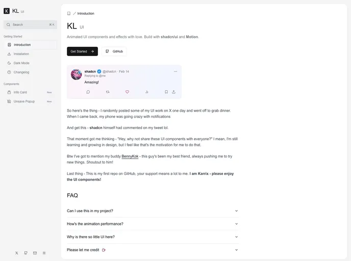 Karrix Lee UI
