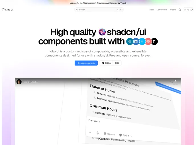 Kibo UI