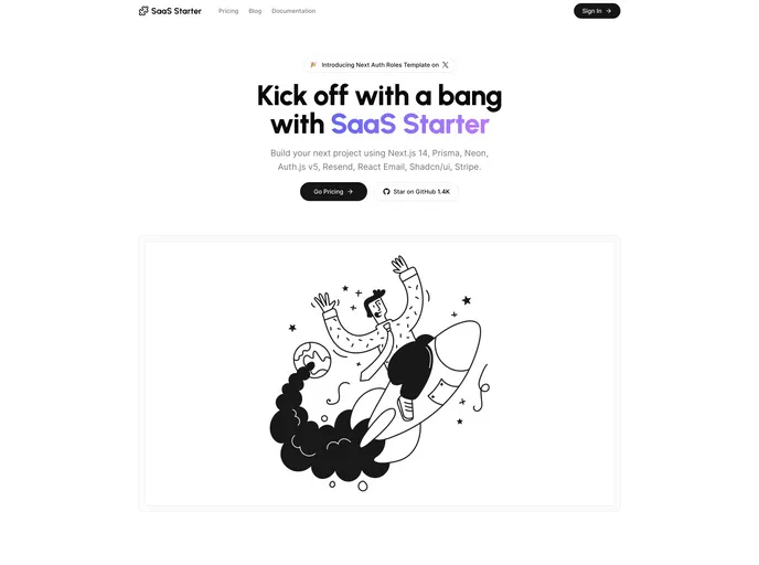 Next Saas Stripe Starter