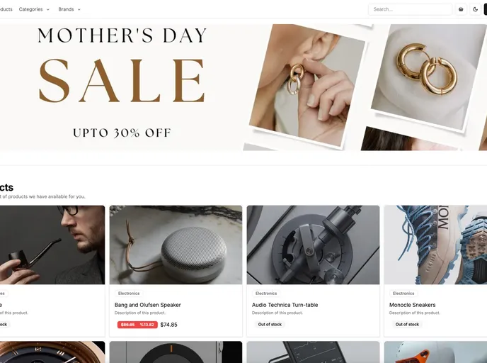 Next Prisma Tailwind Ecommerce