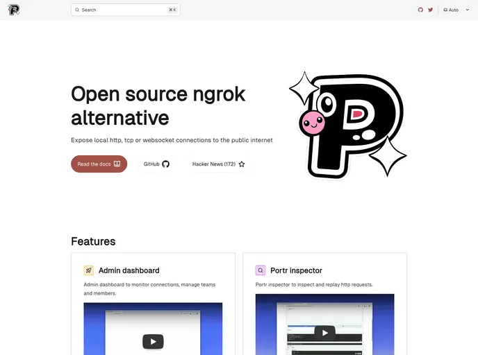 Portr recently added example