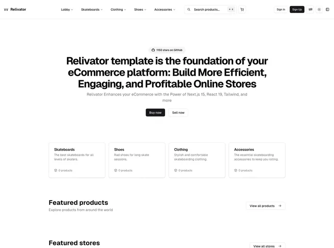 Relivator Nextjs Template