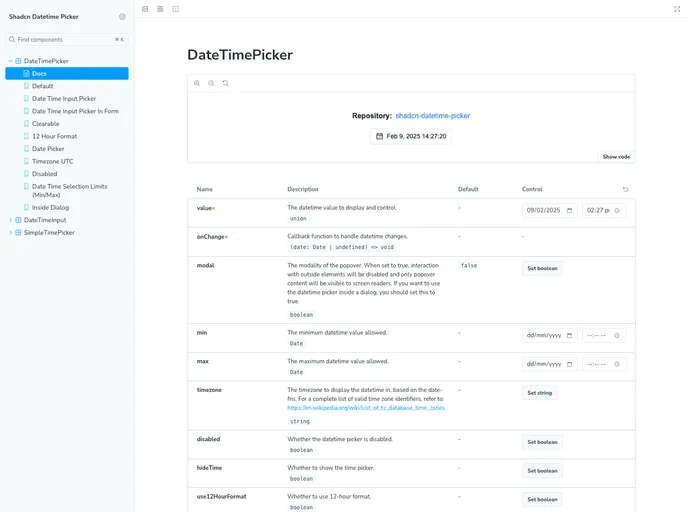 Shadcn Datetime Picker