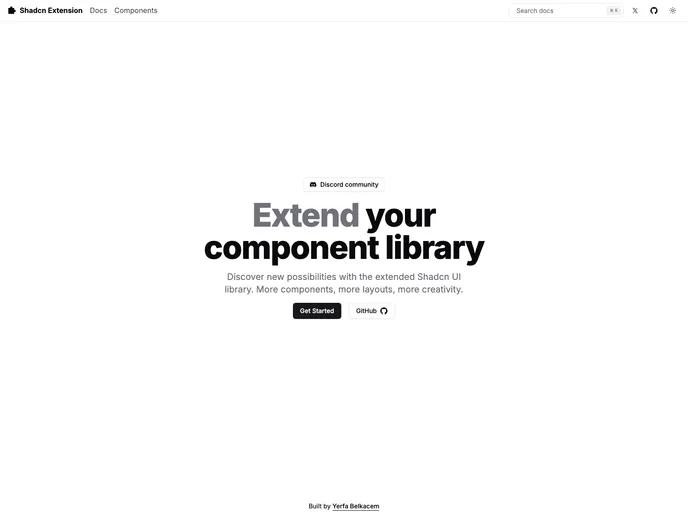 Shadcn Extension