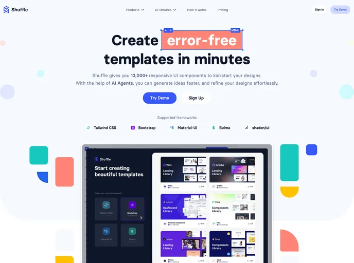 Shuffle UI Kit Bundle