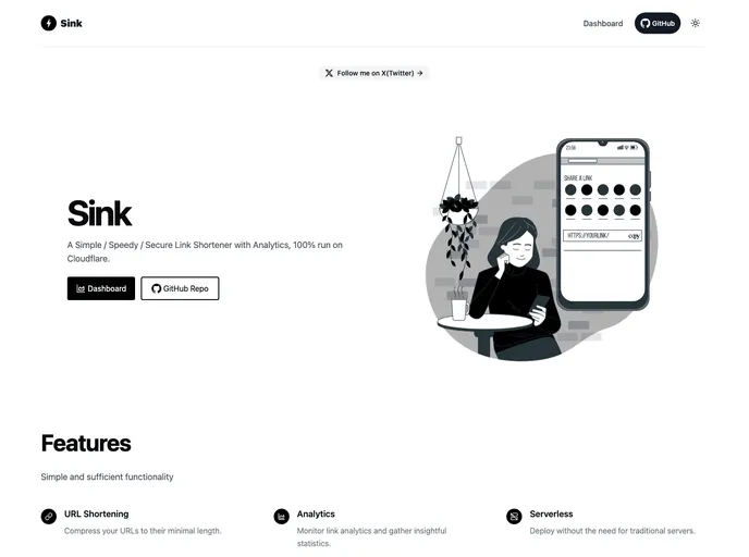 Sink recently added example