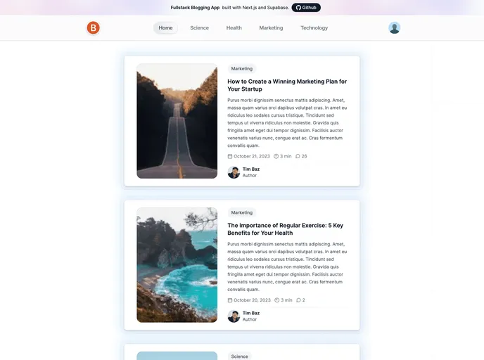 Next.js Blog App