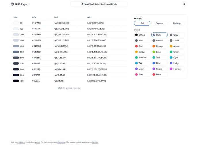 UI Colorgen
