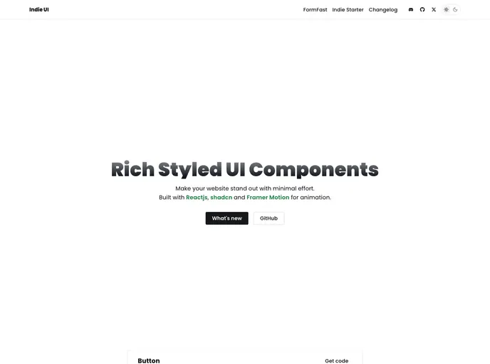 Indie UI