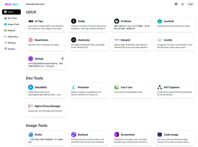 Frontend Nav